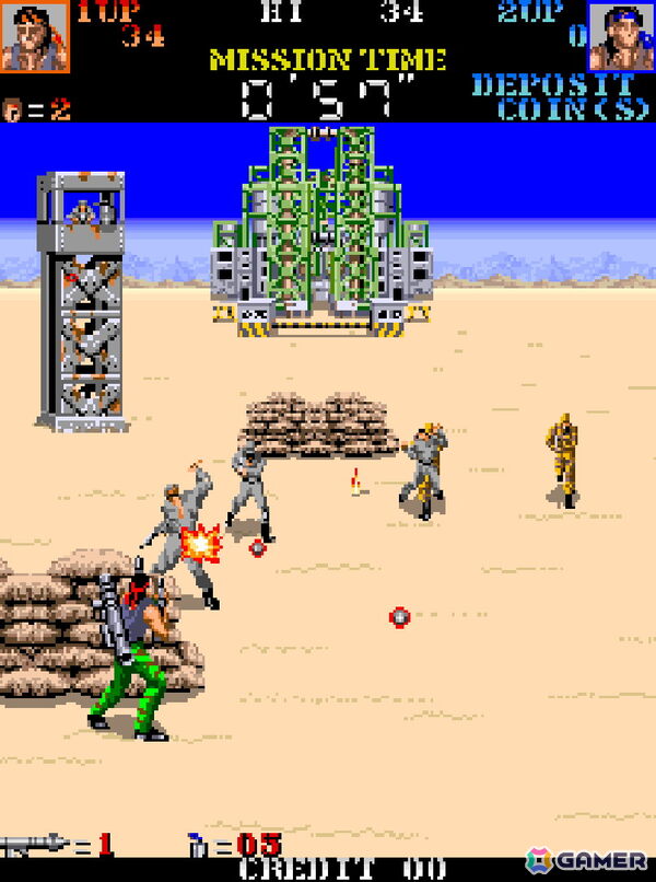 戦争のプロたちの戦いを描く「餓流禍」がアーケードアーカイブス/アーケードアーカイブス2として3月19日に配信！の画像