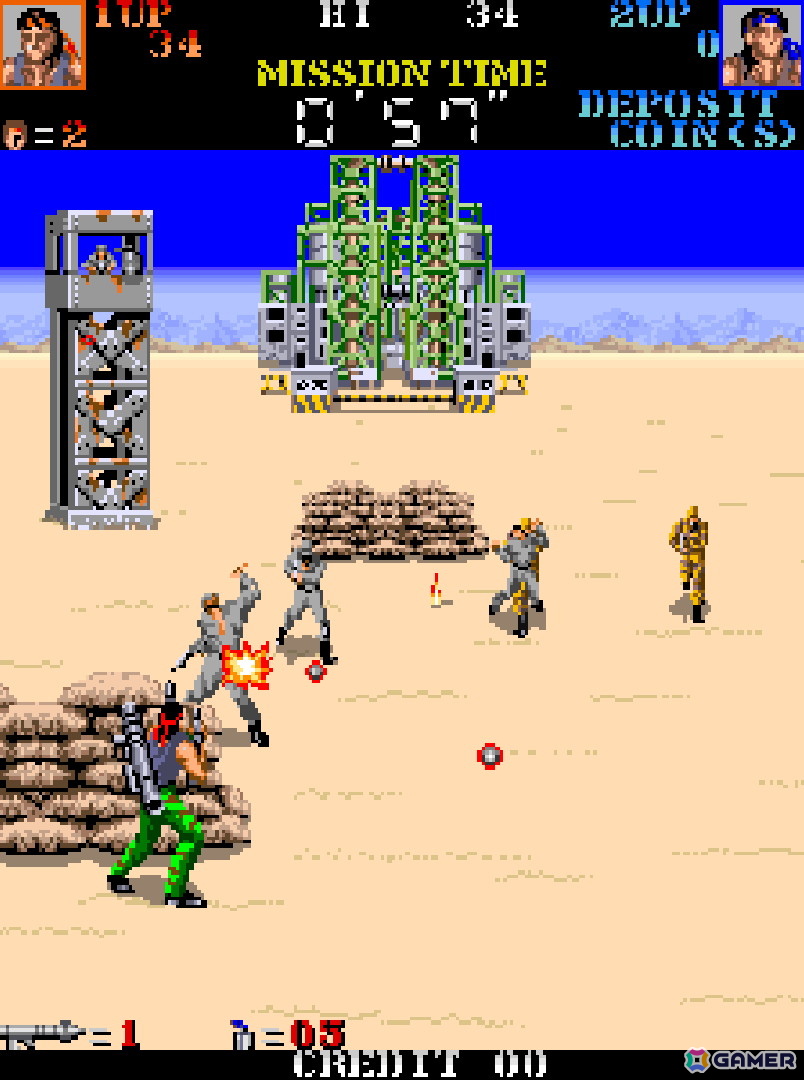 戦争のプロたちの戦いを描く「餓流禍」がアーケードアーカイブス/アーケードアーカイブス2として3月19日に配信！の画像3