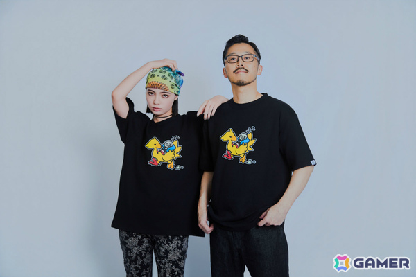 「UNDERTALE」10周年を記念してスクエニとのコラボTシャツが発売！サンズ＆チョコボなどの描き下ろしイラストがデザインされた全5種の画像6