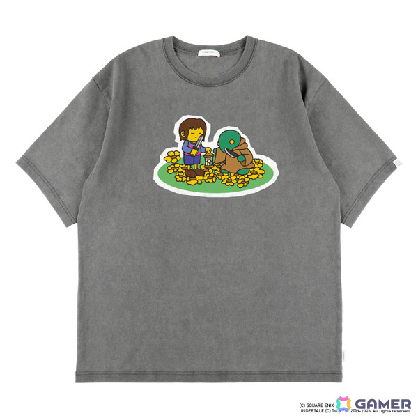 「UNDERTALE」10周年を記念してスクエニとのコラボTシャツが発売！サンズ＆チョコボなどの描き下ろしイラストがデザインされた全5種の画像7
