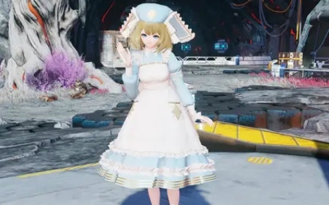 「PSO2 ニュージェネシス」期間限定クエスト「想定演習：焦砦の掃討戦」が登場！カフェ店員やメイド風コスチュームを収録したACスクラッチもの画像