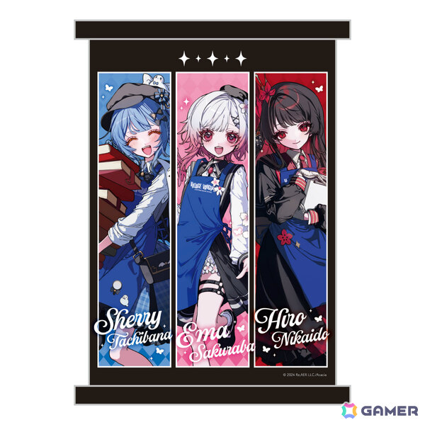 「魔法少女ノ魔女裁判」×ヴィレッジヴァンガードによるコラボグッズのEC受注受付が開始！エマ、ヒロ、シェリーの等身イラストは沼田ゾンビ!?氏の描き起こしの画像11
