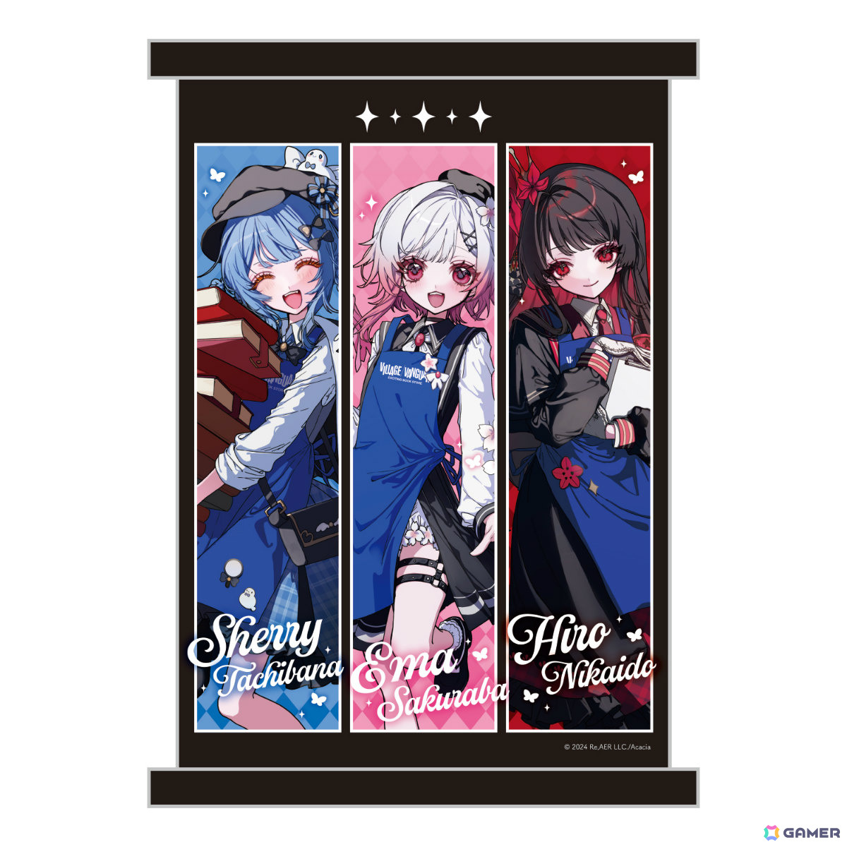 「魔法少女ノ魔女裁判」×ヴィレッジヴァンガードによるコラボグッズのEC受注受付が開始！エマ、ヒロ、シェリーの等身イラストは沼田ゾンビ!?氏の描き起こしの画像11