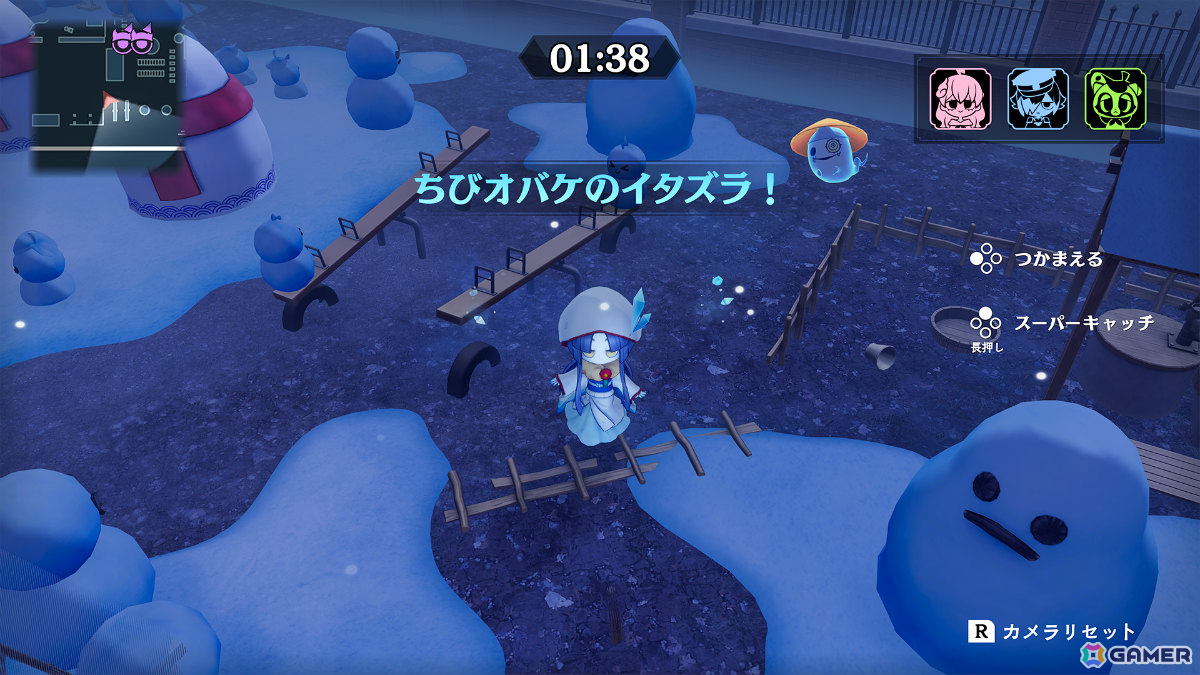 「オバケイドロ2」期間限定マップ「冬模様のオバケノ運動場」が本日18時より配信！DL版が20％オフとなる初セールもの画像