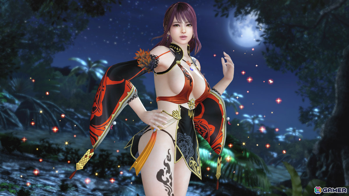 「DEAD OR ALIVE XVV」セクシー&ゴージャスなSSR水着「グリッターグリーン」がトレンドコーデガチャに登場!の画像
