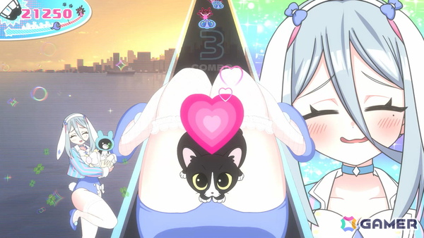 「超かぐや姫！」の劇中に登場したゲーム「太ももうさぎの大撃腿」がAndroid向けに無料配信！「ももっとクラッシュ」の新衣装＆オリジナル楽曲DLCもの画像9