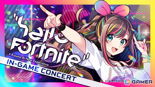 Kizuna AI（キズナアイ）さんによる無料ライブが「フォートナイト」内マップ「Hello, Fortnite」で3月27日に開催！の画像1
