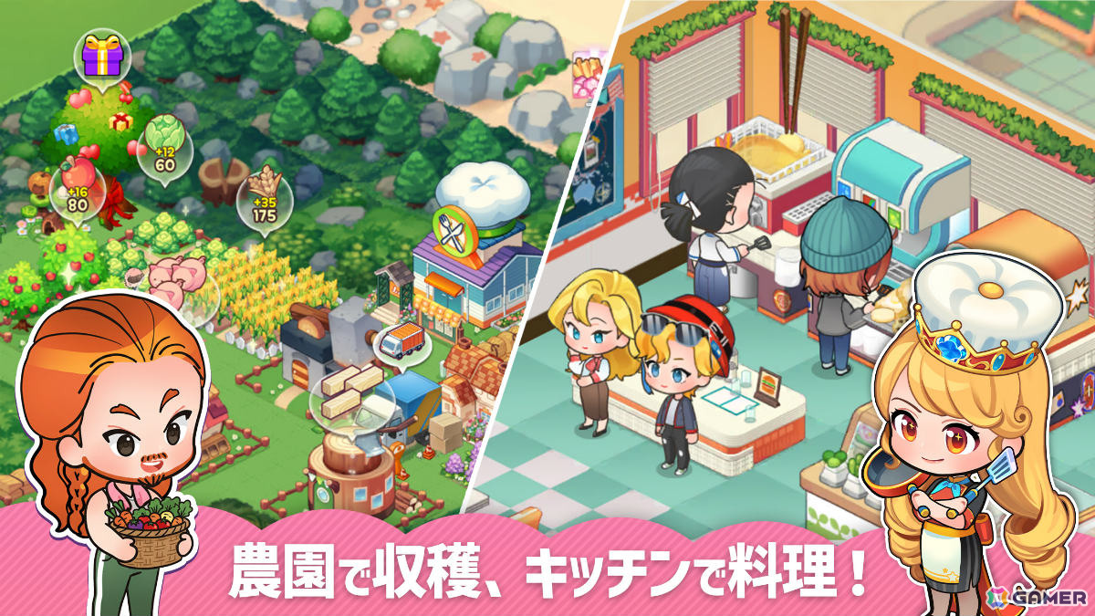 I LOVE BISTROの農場経営画面