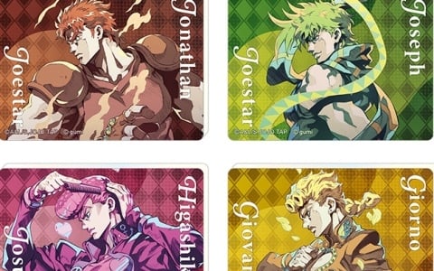 「ジョジョの奇妙な冒険 オラオラオーバードライブ」ゲーム用に描き下ろされたイラストを使ったグッズがアニメイトで発売！