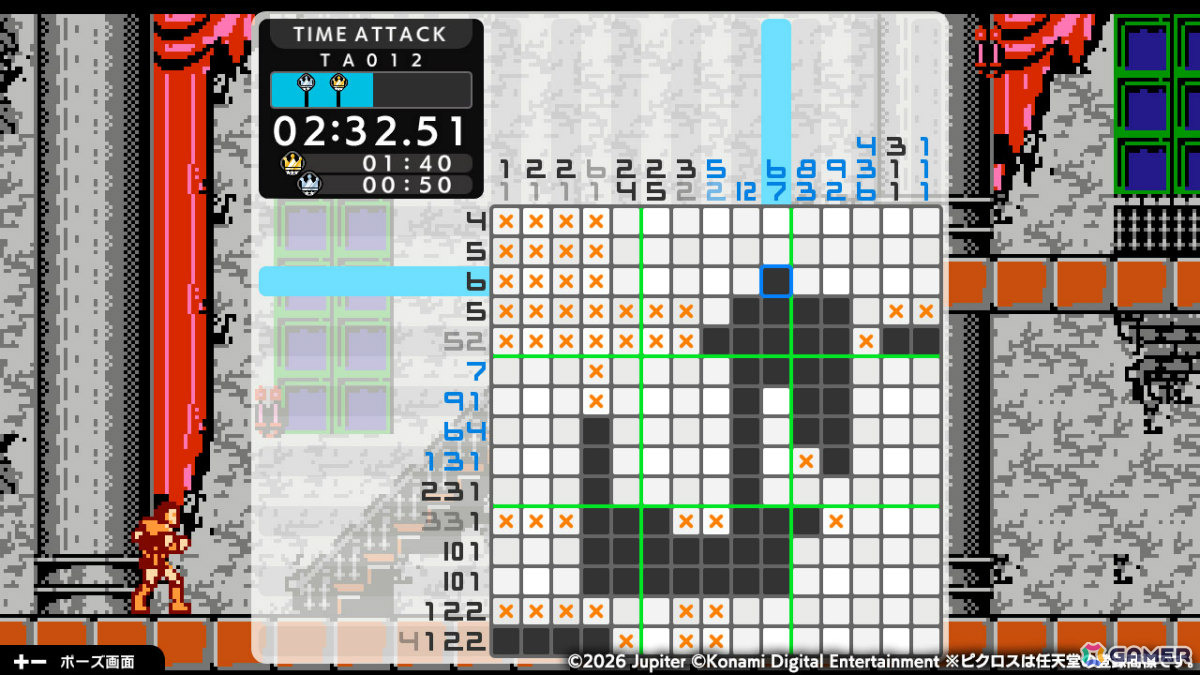 タイムアタック「悪魔城ドラキュラ」（FC）ステージ