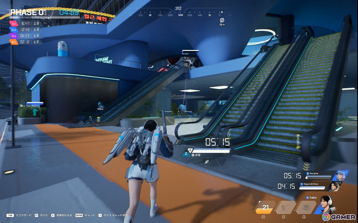 チーム対戦型TPSゲーム「Time Takers」初のCBTプレイ映像をお届け！時間を奪い合う斬新なルールやスピード感ある立体的なバトルに注目の画像2