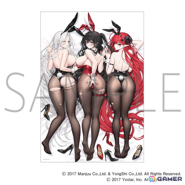 「アズレン」大鳳、ヨークタウンII、ヒンデンブルクがセクシーなバニーガール姿の描き下ろしイラストに！「アズールレーン バニーフェア2026」が開催中の画像2