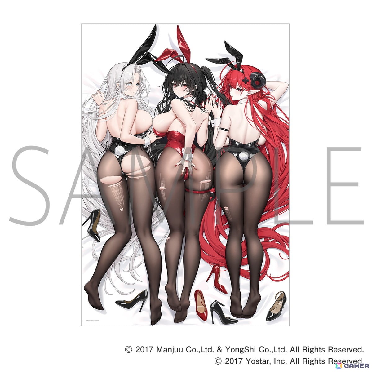 「アズレン」大鳳、ヨークタウンII、ヒンデンブルクがセクシーなバニーガール姿の描き下ろしイラストに！「アズールレーン バニーフェア2026」が開催中の画像2