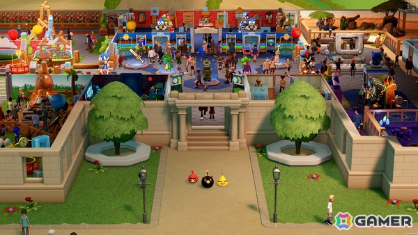 ツーポイントミュージアムとアングリーバードのコラボ画面