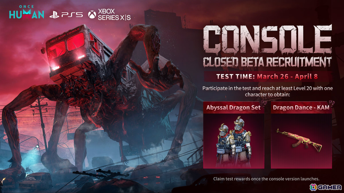 「Once Human」CS版初のCBTが3月26日よりPS5/Xbox Series X|Sで開催!音を利用した新戦闘体験「スワロアー」などが登場の大型アップデートもの画像