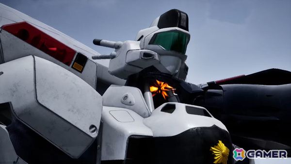 グリフォンとイングラムが対峙するゲーム画面