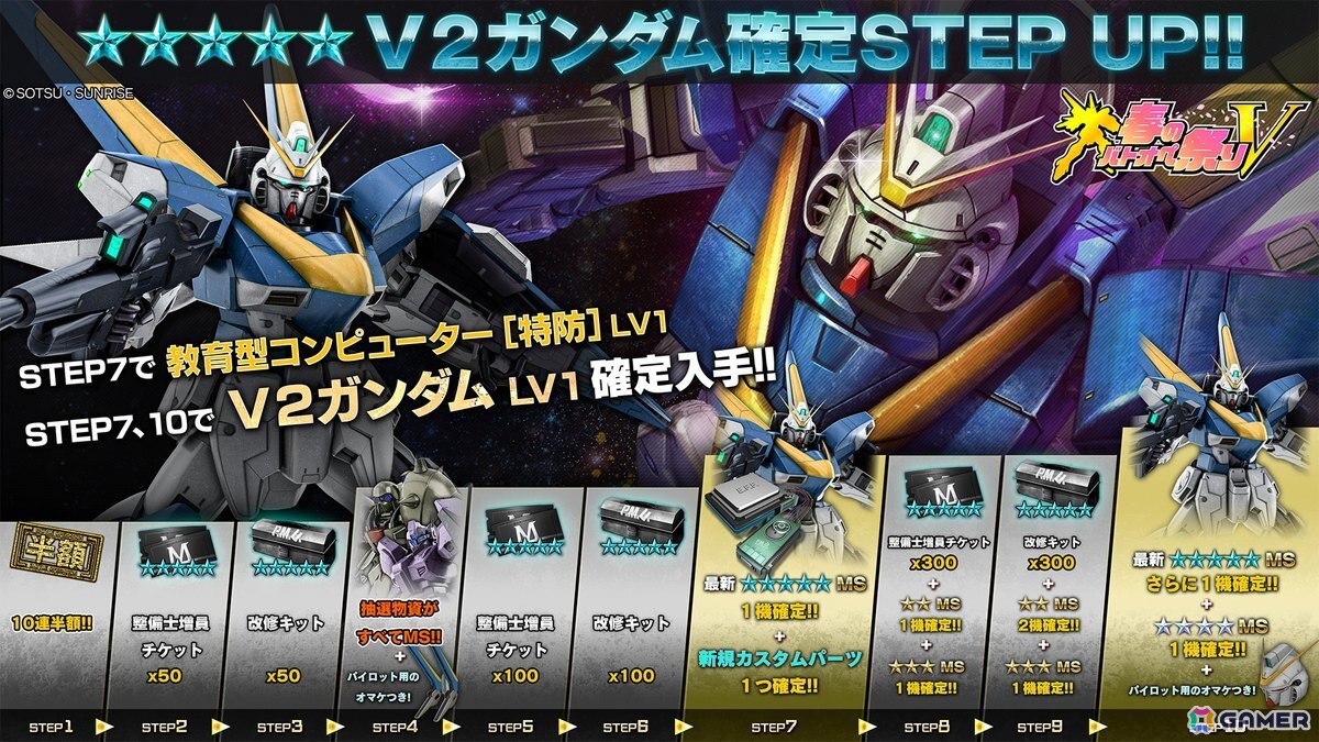 「バトオペ2」で「春のバトオペ祭りV」が3月26日14時より開催！V2ガンダムの参戦も決定の画像3