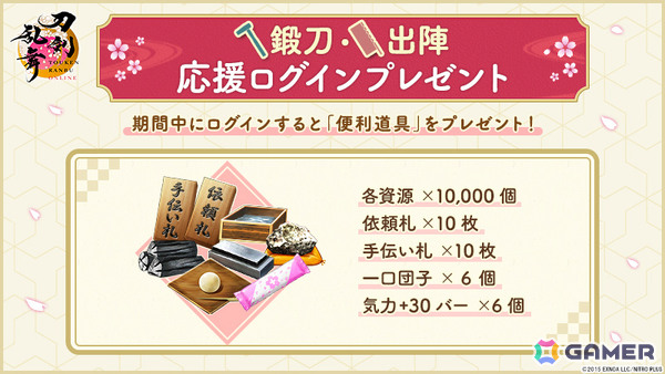 「刀剣乱舞ONLINE」鍛刀で入手可能な刀剣男士が31振り追加！御伴散歩には着せ替え機能が実装の画像7