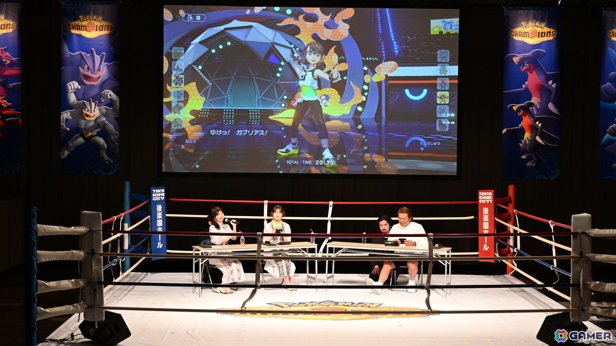 長州力さんと武藤姉妹がリング上でポケモンバトル！ゲームの最速試遊も行えた「Pokémon Champions」配信前 先行体験会をレポートの画像6