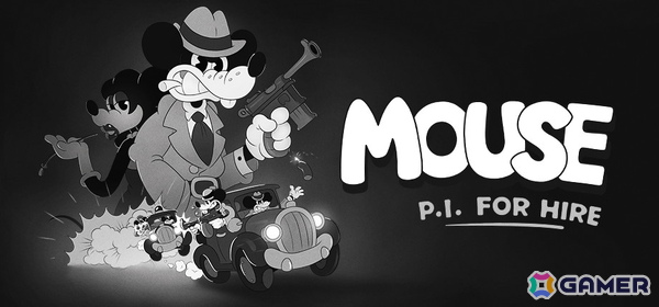 白黒カートゥーンアクションシューター「MOUSE: やとわれの探偵」国内向けPS5/Switch2パッケージ版が7月9日に発売！ダウンロード版は4月16日に配信予定の画像1