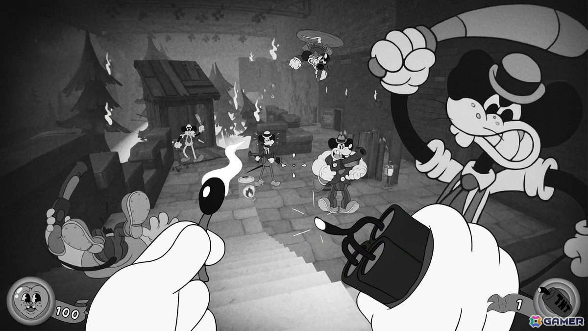 白黒カートゥーンアクションシューター「MOUSE: やとわれの探偵」国内向けPS5/Switch2パッケージ版が7月9日に発売！ダウンロード版は4月16日に配信予定の画像8