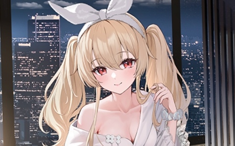 「雀魂」ジニア（CV：中原麻衣）、寺崎千穂理（CV：竹達彩奈）の新規着せ替え「素敵な夜と共に」が登場！