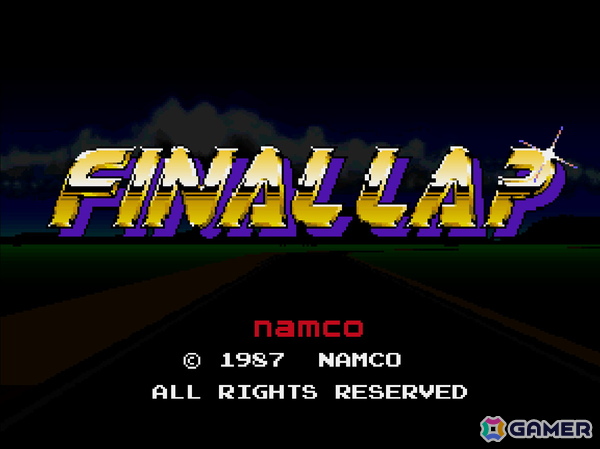 F1ブーム黎明期の日本でリリースされたレースゲーム「ファイナルラップ」がアーケードアーカイブス/アーケードアーカイブス2として3月26日に配信!の画像
