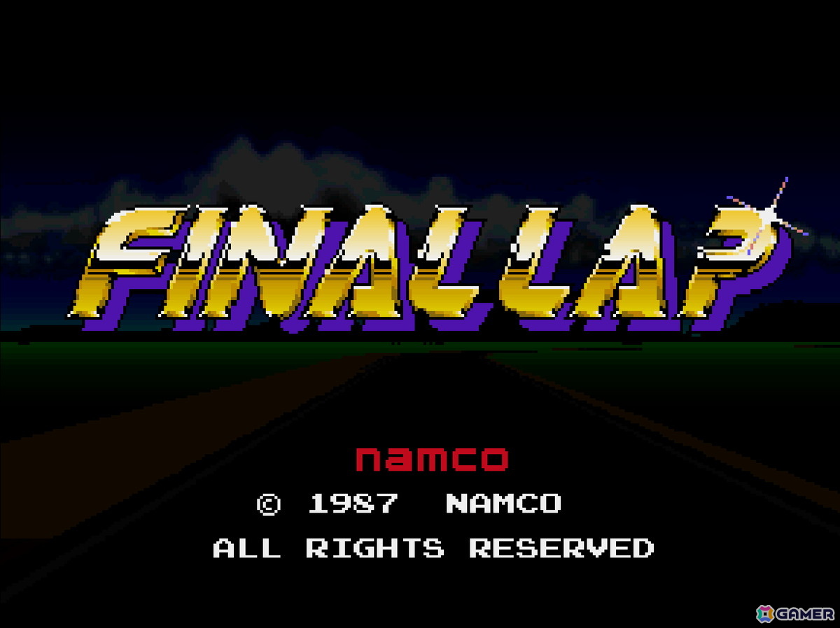 F1ブーム黎明期の日本でリリースされたレースゲーム「ファイナルラップ」がアーケードアーカイブス/アーケードアーカイブス2として3月26日に配信！の画像1