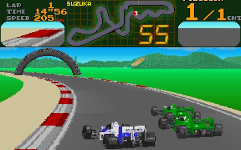 F1ブーム黎明期の日本でリリースされたレースゲーム「ファイナルラップ」がアーケードアーカイブス/アーケードアーカイブス2として3月26日に配信！