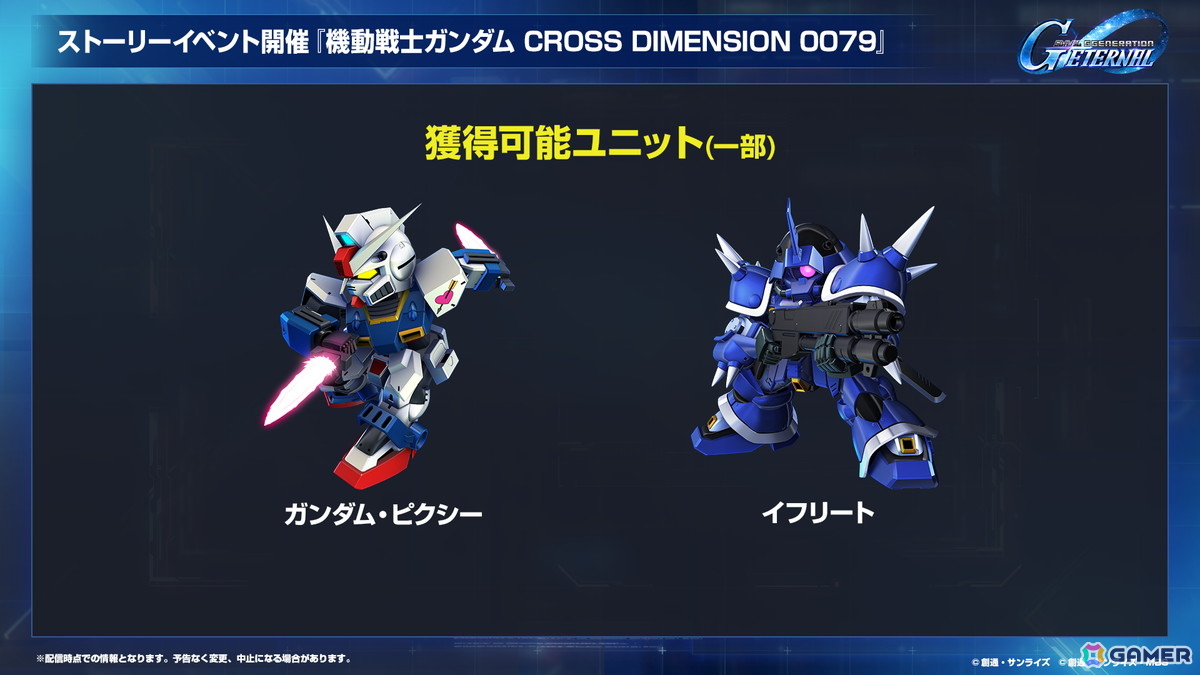 「SDガンダム ジージェネエターナル」メインステージ「機動戦士ガンダム00」（後半）と「新機動戦記ガンダムW Endless Waltz」の追加など1周年情報が公開！の画像25