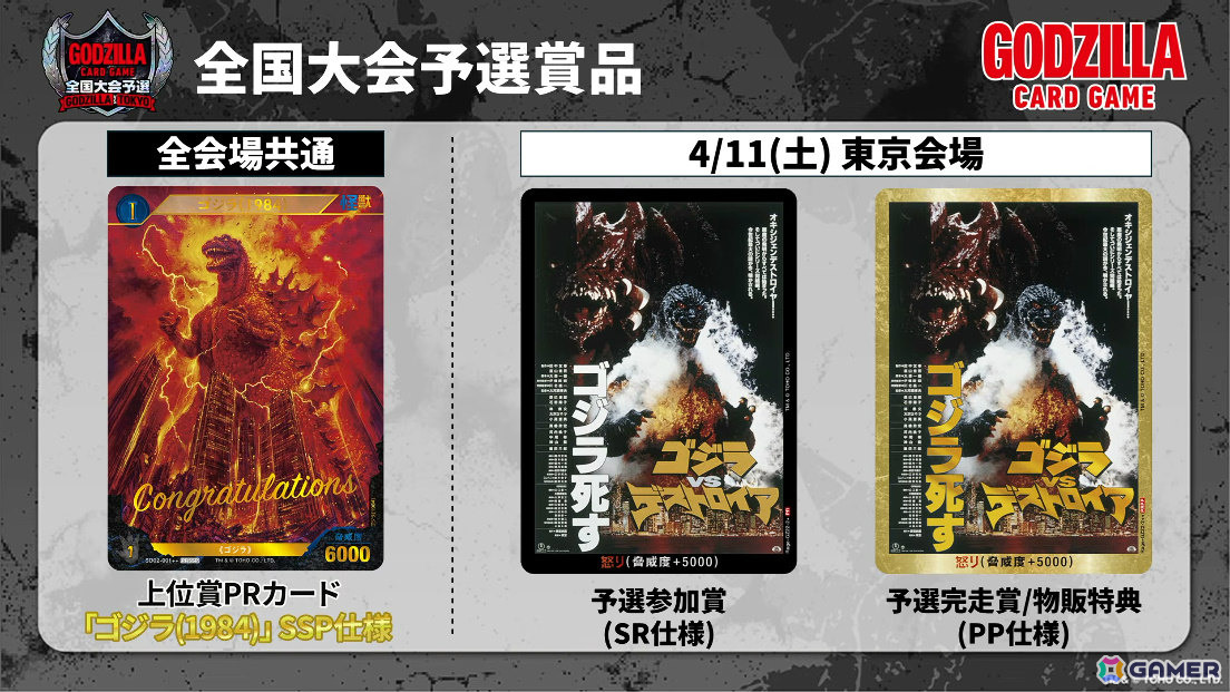 ゴジラ カードゲーム」ブースターパック「終わりなき決戦」は怪獣