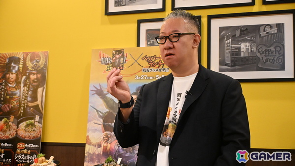 「信長の野望 出陣」とペッパーランチのコラボメニューを先行試食！信長、秀吉、家康をイメージした3品は通常メニューとはまた違った美味しさが楽しめるの画像3