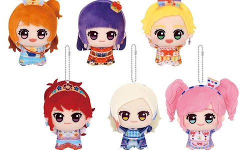 「アイカツ！」あかりやスミレら6人がプレミアムレアドレス姿のちびぐるみになって登場！全国のナムコ限定で4月10日よりプライズ展開
