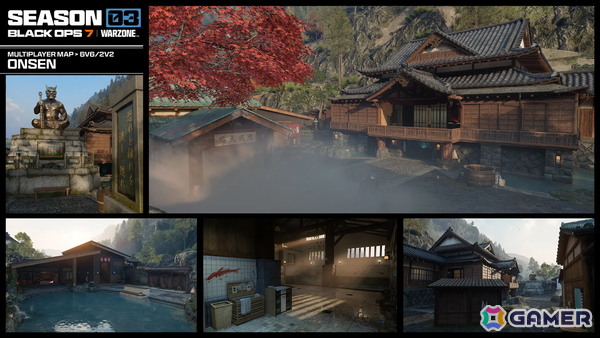「CoD:BO7」「CoD:WZ」にBO2の復刻マップ“プラザ”や日本舞台の“温泉”が登場！シーズン03が4月3日より開幕の画像7