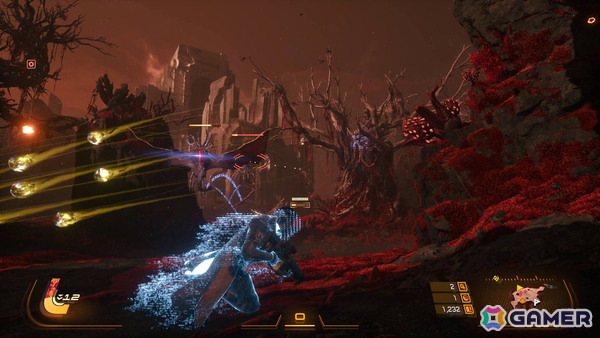 「SAROS」先行プレイレポート：AAA級の映像表現、昔ながらの硬派アクションシューティング、ローグライト、そして「斑鳩」っぽいフィールが絶妙に融合の画像2