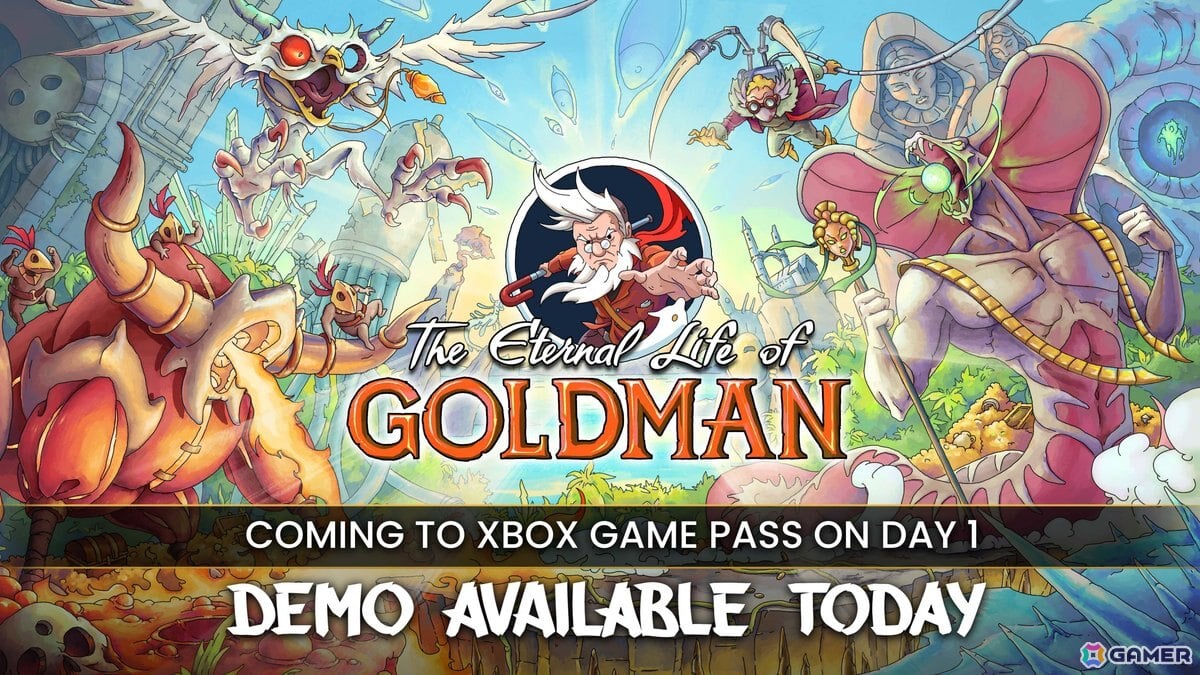 2DアクションADV「The Eternal Life of Goldman」は発売日当日からXbox Game Passでプレイ可能！体験版の配信もスタートの画像1