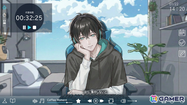 メロい男友達と同じ空間で作業できるチル系Lo-Fiタスク管理ゲーム「Mellow Echoes:Lo-Fi Moments」のPVが公開！の画像