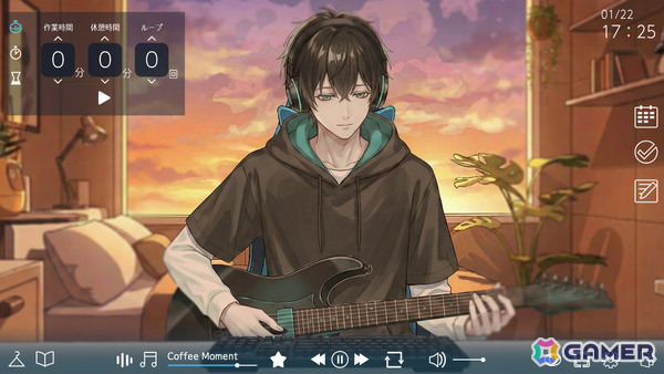 メロい男友達と同じ空間で作業できるチル系Lo-Fiタスク管理ゲーム「Mellow Echoes:Lo-Fi Moments」のPVが公開！の画像