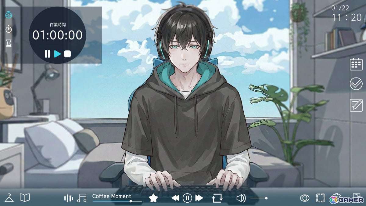 メロい男友達と同じ空間で作業できるチル系Lo-Fiタスク管理ゲーム「Mellow Echoes:Lo-Fi Moments」のPVが公開！の画像