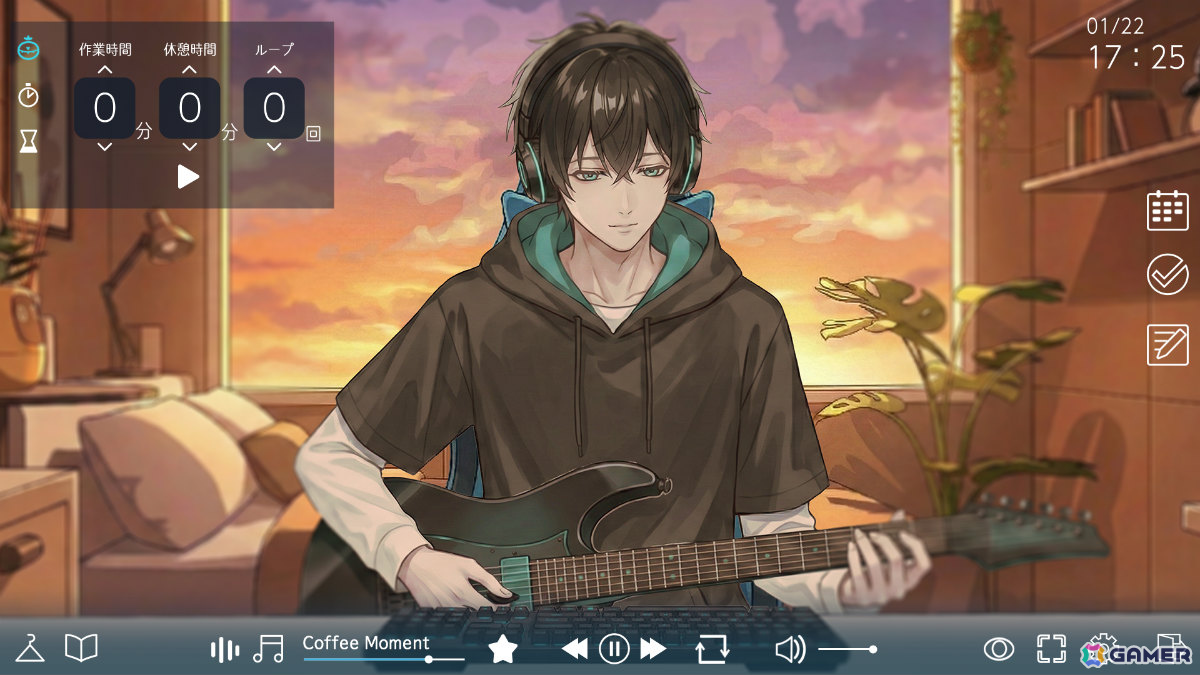 メロい男友達と同じ空間で作業できるチル系Lo-Fiタスク管理ゲーム「Mellow Echoes:Lo-Fi Moments」のPVが公開！の画像4