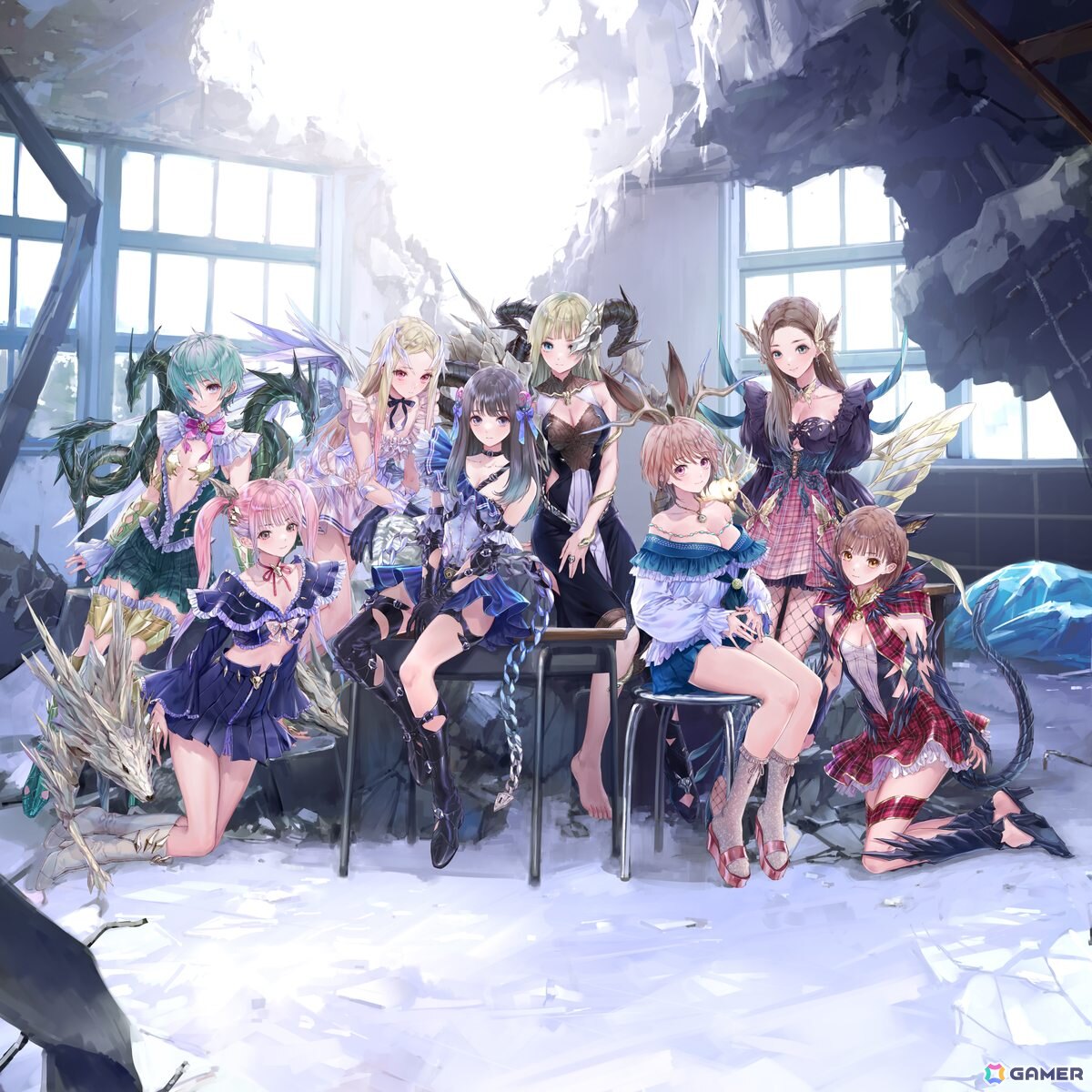 ヒロイックRPG「BLUE REFLECTION Quartet: 少女たちのキセキ」7月30日に発売！アニメや運営タイトルを含む4タイトルを1本のパッケージにの画像