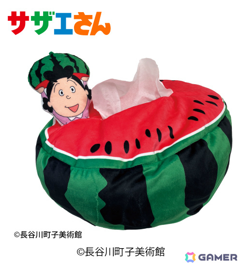 「サザエさん まちがいさがし」が順次稼働！アニメOPのワンシーンをイメージしたティッシュケースやタマのぬいぐるみもアミューズメント景品として登場の画像