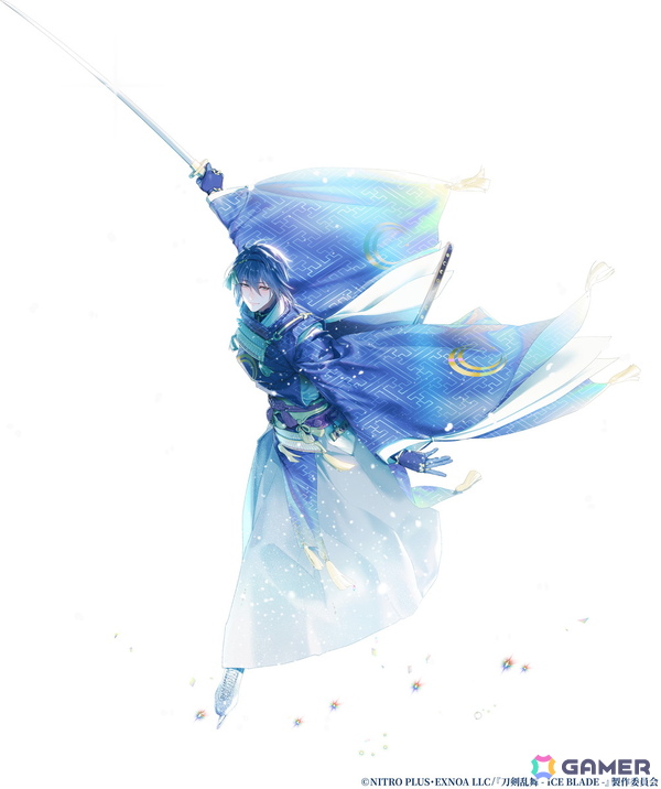 アイスショー「刀剣乱舞 - ICE BLADE -」描き下ろしキャラクタービジュアル「三日月宗近 イメージオンアイスver.」が解禁！の画像2