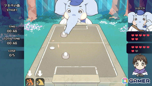 「エアホッケー@GAMEPACK」のスピンオフとなる「エアホッケー ゆうしゃとマホウの森」のSteamページが公開！3月28日開催の「ゲームパビリオンjp2026」にも出展の画像