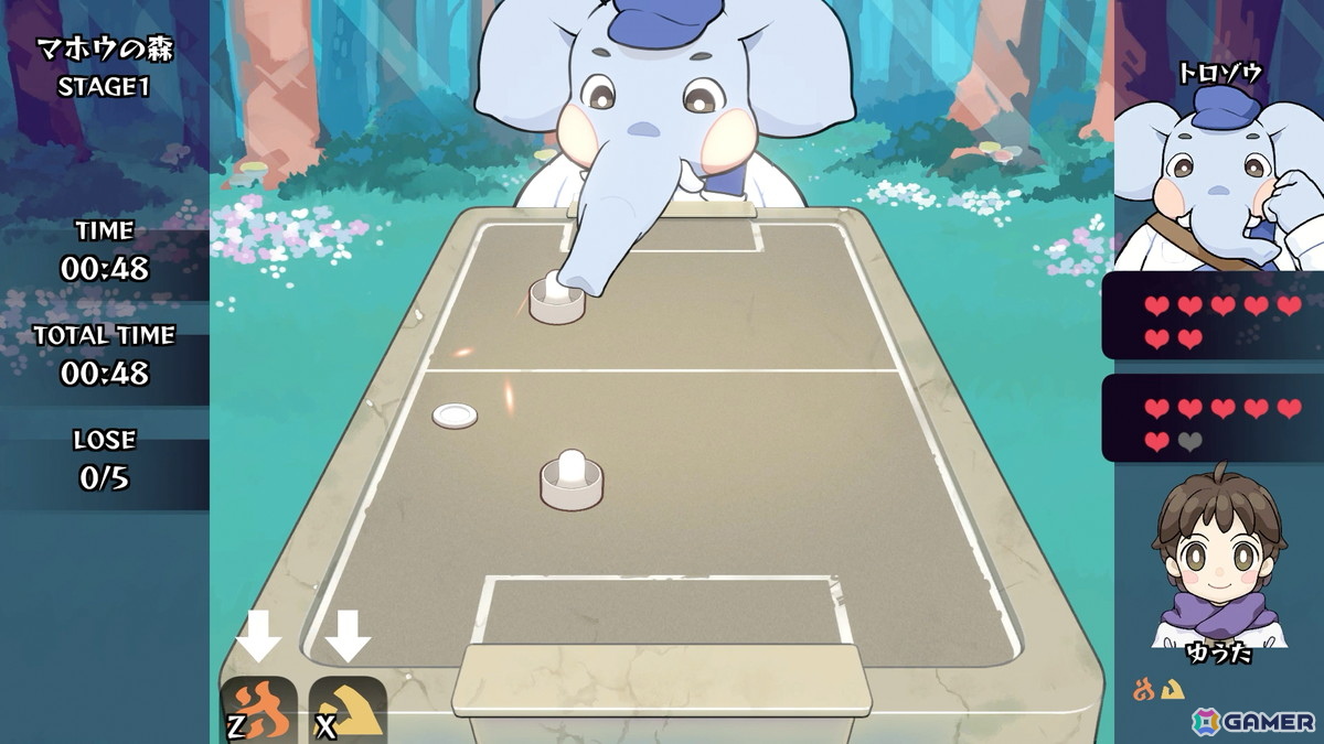 「エアホッケー@GAMEPACK」のスピンオフとなる「エアホッケー ゆうしゃとマホウの森」のSteamページが公開！3月28日開催の「ゲームパビリオンjp2026」にも出展の画像2