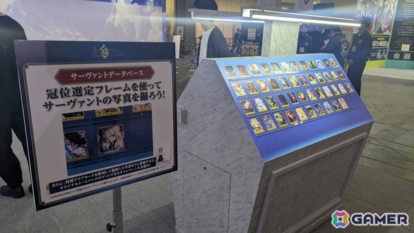 「FGO」第2部 終章までの旅路を展示と共に振り返ろう！サーヴァントデータベースではグランドサーヴァント専用のクリアフレームも【AnimeJapan 2026】の画像3