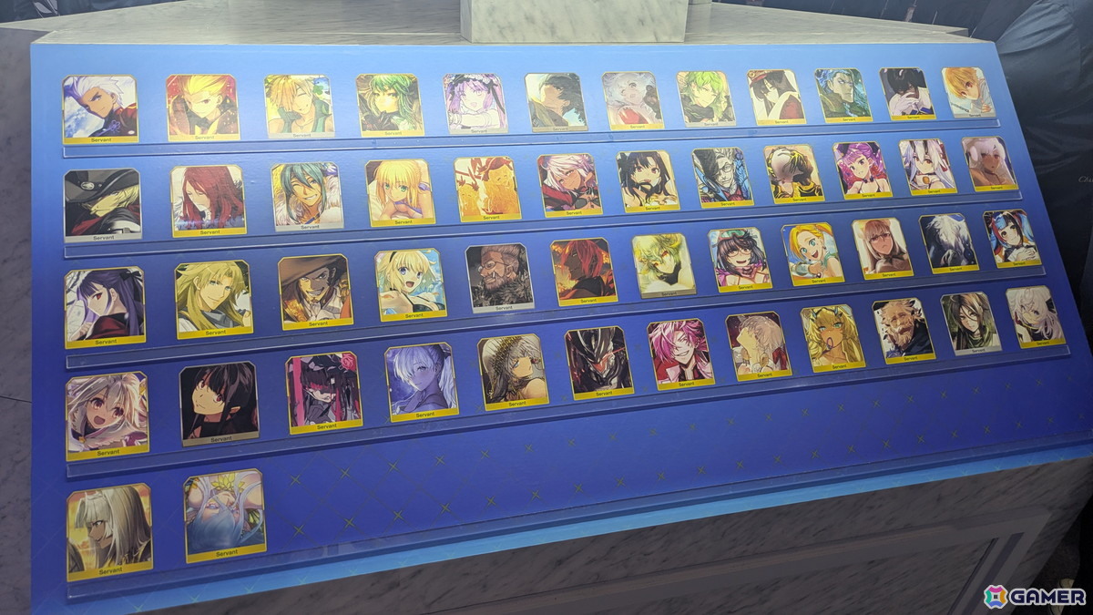 「FGO」第2部 終章までの旅路を展示と共に振り返ろう！サーヴァントデータベースではグランドサーヴァント専用のクリアフレームも【AnimeJapan 2026】の画像