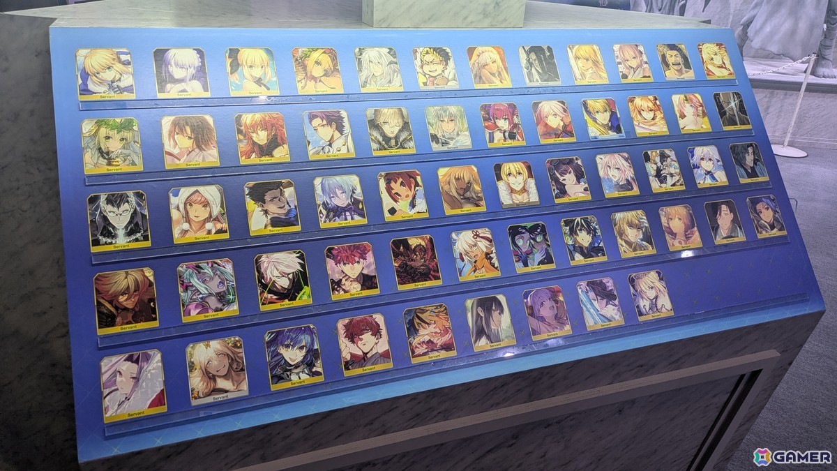 「FGO」第2部 終章までの旅路を展示と共に振り返ろう！サーヴァントデータベースではグランドサーヴァント専用のクリアフレームも【AnimeJapan 2026】の画像