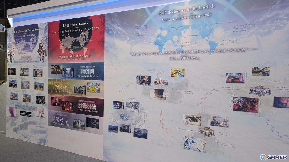 「FGO」第2部 終章までの旅路を展示と共に振り返ろう！サーヴァントデータベースではグランドサーヴァント専用のクリアフレームも【AnimeJapan 2026】の画像