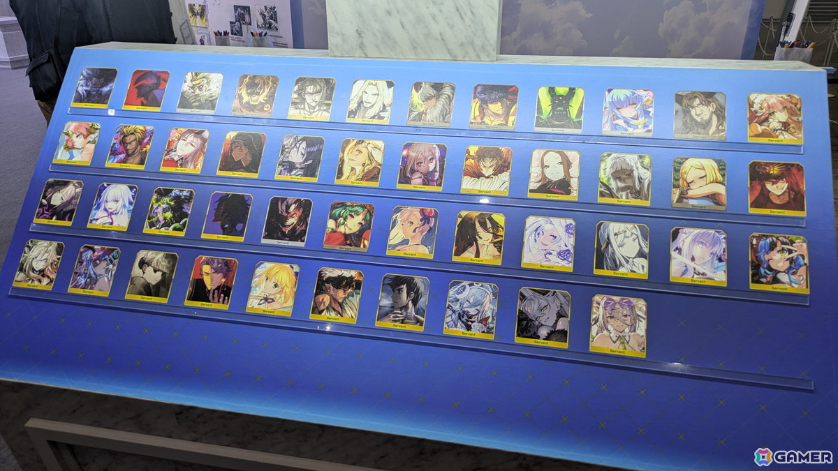 「FGO」第2部 終章までの旅路を展示と共に振り返ろう！サーヴァントデータベースではグランドサーヴァント専用のクリアフレームも【AnimeJapan 2026】の画像